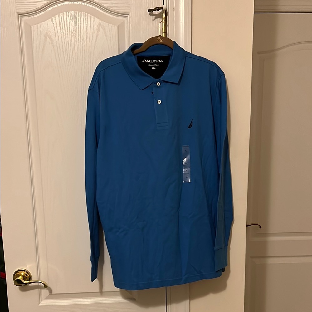 Nautica Men's Blue Polo Shirt